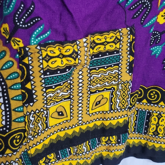 Kids Purple Dashiki - Picture 4 of 7